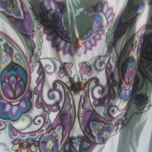 Derek Heart tank w/lace back